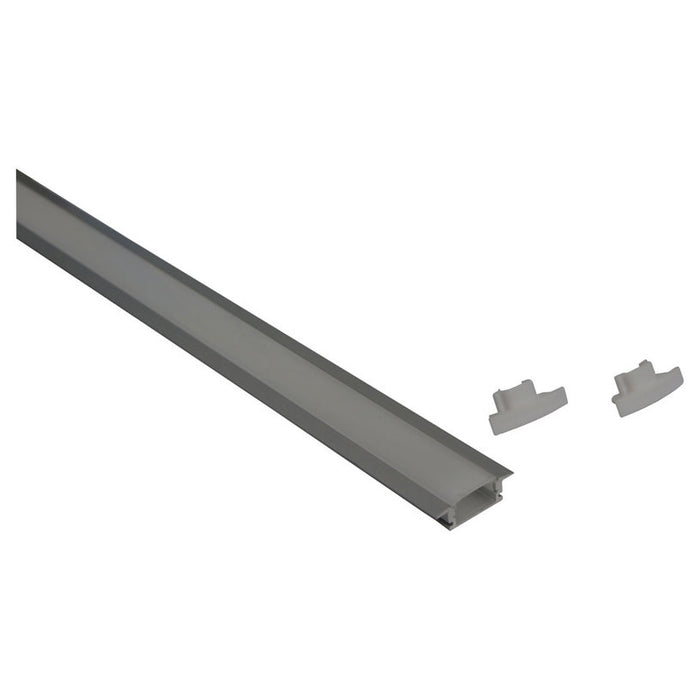 ALUMINUM PROFILE FOR LED STRIP FOR INSTALLATION. MAT 2M D-IL