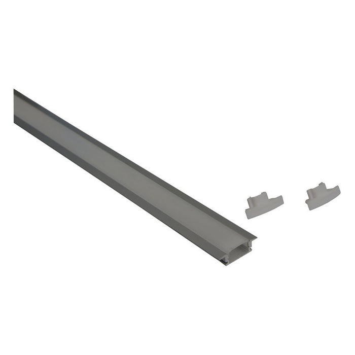 ALUMINUM PROFILE FOR LED STRIP FOR BUILT-IN MAT 1M D-IL