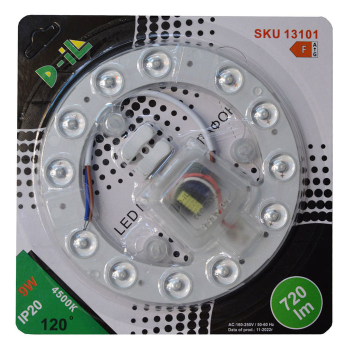 LED MODULE FOR CEILING 9W 4500K D-IL