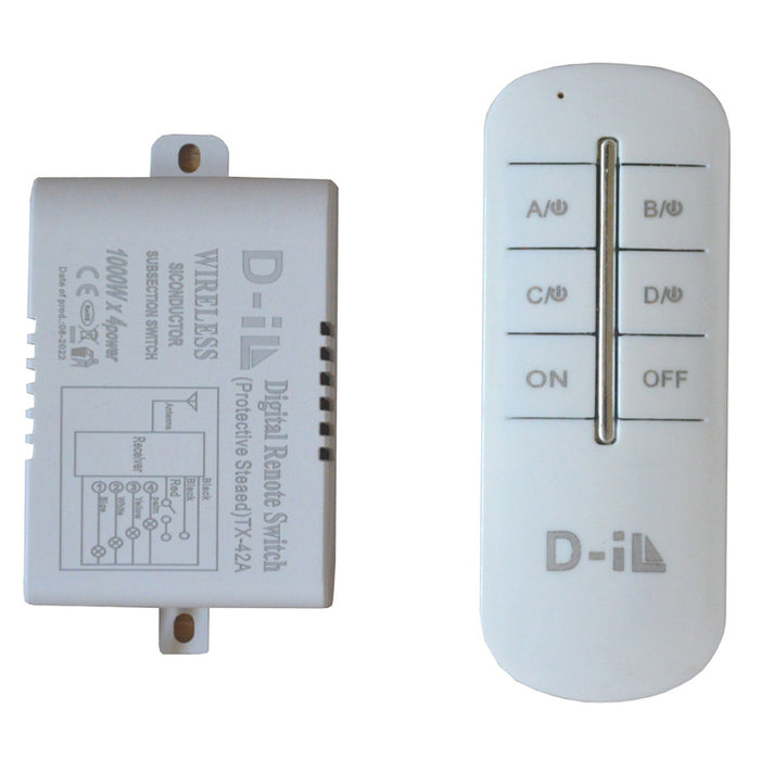 RF CONTROLLER FOUR CHANNEL D-IL