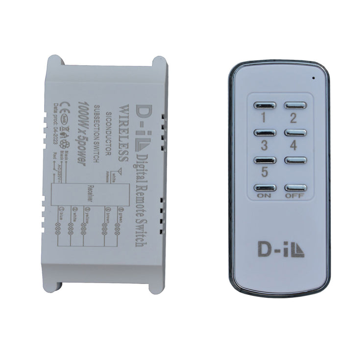 RF CONTROLLER FIVE CHANNEL D-IL
