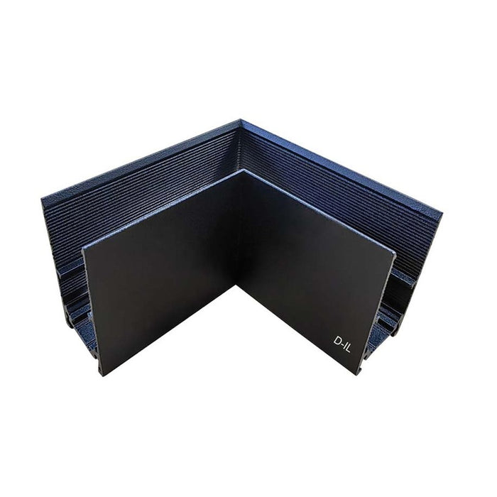 EXTERNAL MOUNTING CORNER FOR MAGNETIC-RAIL MOUNTING D-IL
