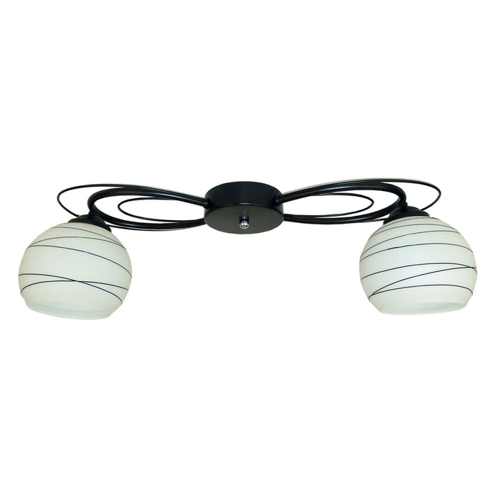 CHANDELIER PAIR E27 BLACK D-IL UITTA PILA