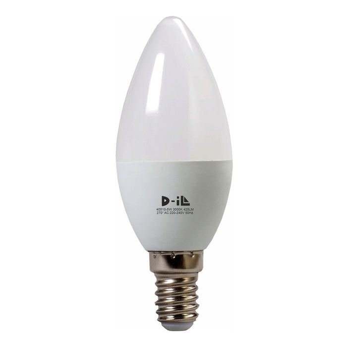 LED CANDLE BULB E14 C37 5W 425LM 3000K D-IL