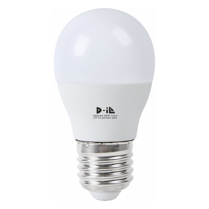 LED BULB BALL E27 G45 8W 710LM 4000K D-IL