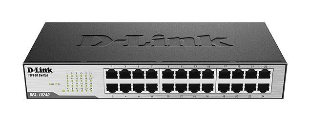 Switch D-Link DES-1024D/E, 24 port 10/100, Desktop, rack mount