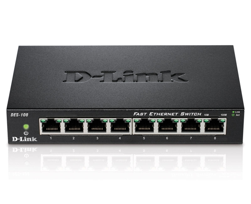 D-Link 8-port 10/100 Desktop Switch