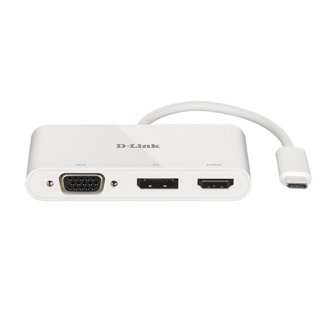 D-Link 3-in-1 USB-C to HDMI/VGA/DisplayPort Adapter