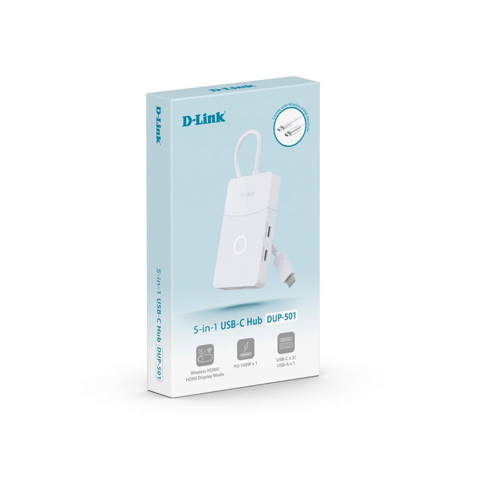 USB Hub D-Link DUP-501 White