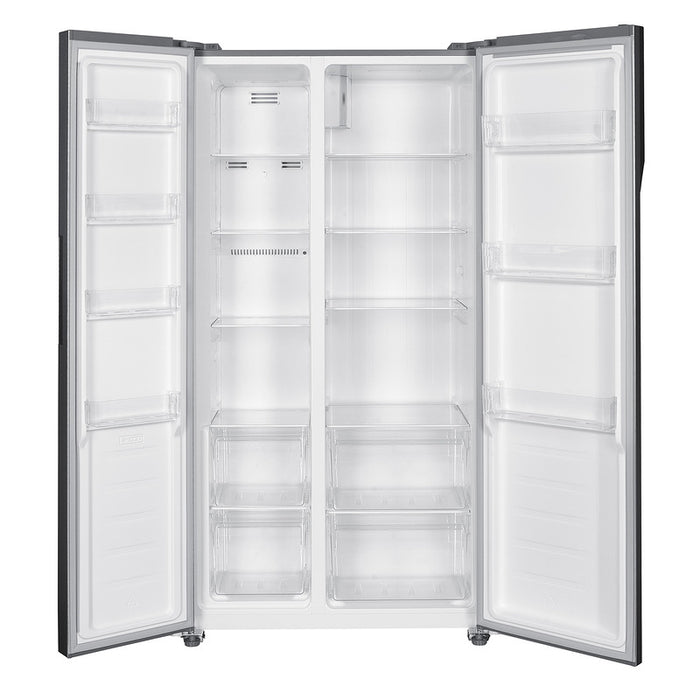 Refrigerator Side-by-Side Daewoo CSMSBS1EBGVA2-EU, 442 l, E, No Frost, Black