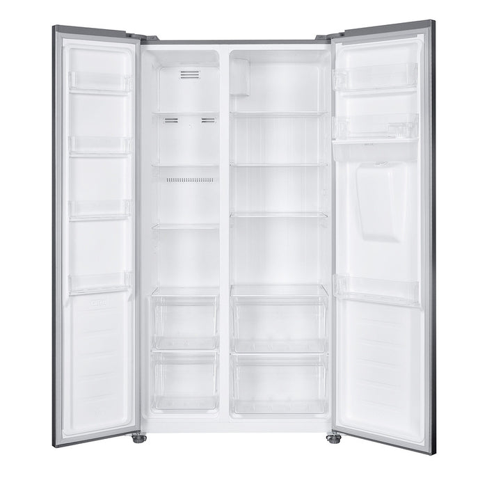 Refrigerator Side-by-Side Daewoo CSMSBS1ELVB3-EU , 439 l, E , No Frost , Inox