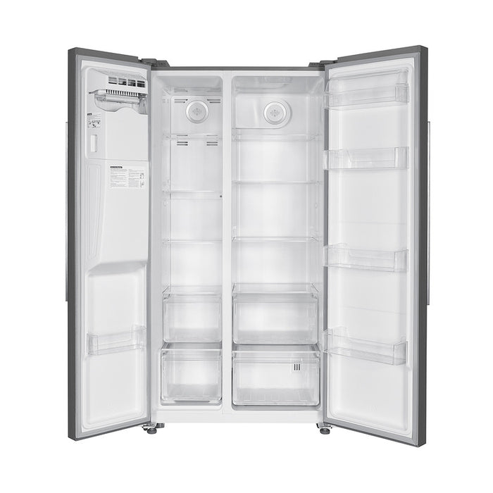 Refrigerator Side-by-Side Daewoo CSMSBS4ELVB8-EU, 513 l, E, No Frost, Inox