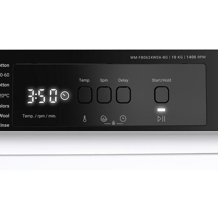 Washing machine Daewoo WM-FB0624W0A-BG, 1400 rpm, 10.00 kg, A, White