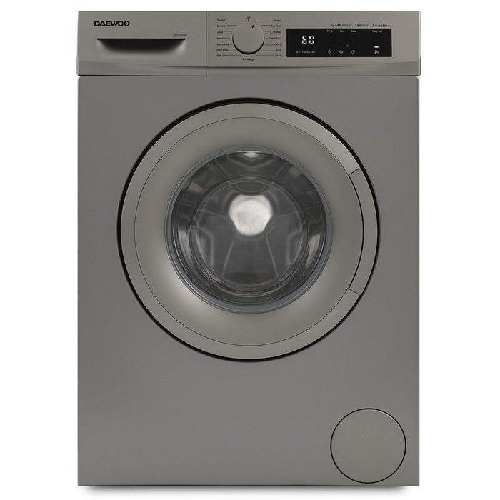 Washing machine Daewoo WM710T0SU0BG*** , 1000 rpm, 7.00 kg, D , Silver