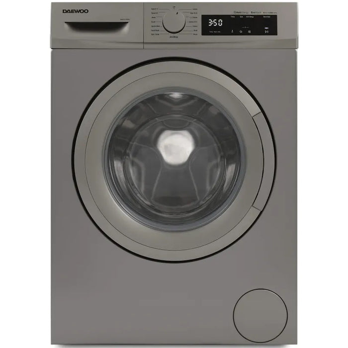 Washing machine Daewoo WM812T1SB0BG*** , 1200 rpm, 8.00 kg, B , Silver