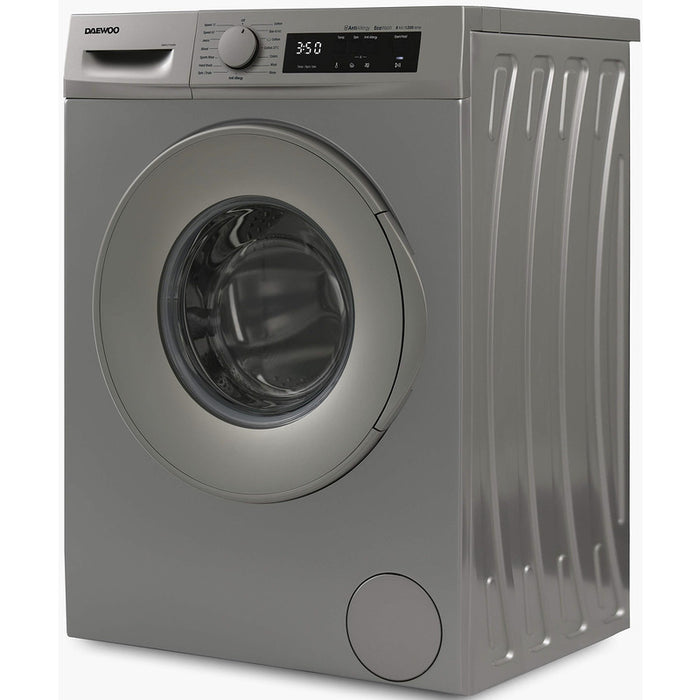 Washing machine Daewoo WM812T1SU0BG*** , 1200 rpm, 8.00 kg, D , Silver