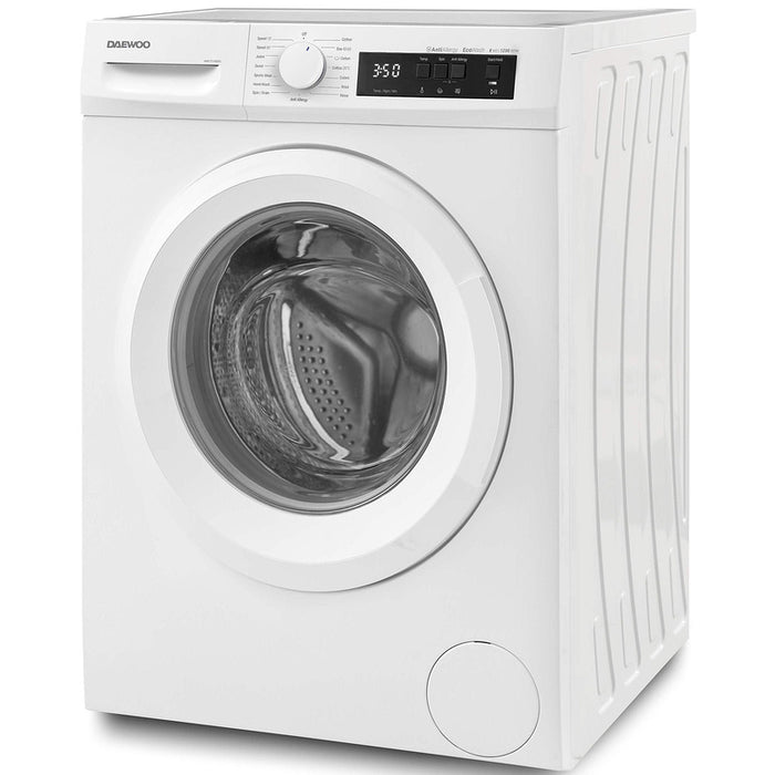 Washing machine Daewoo WM812T1WB0BG*** , 1200 rpm, 8.00 kg, B , White