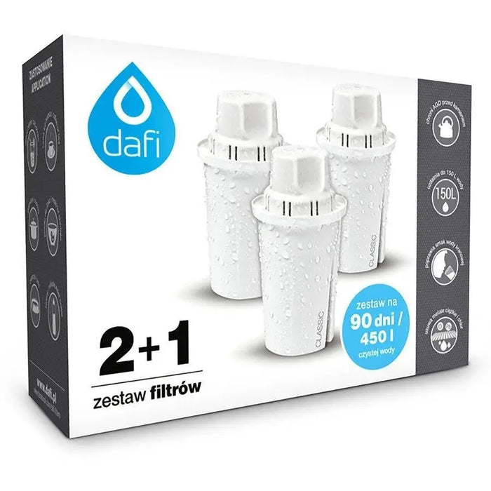 Dafi Classic 2 + 1 filter cartridges (box) - For pitcher filters - filtersAGA-DZF<<<_Home Appliance
