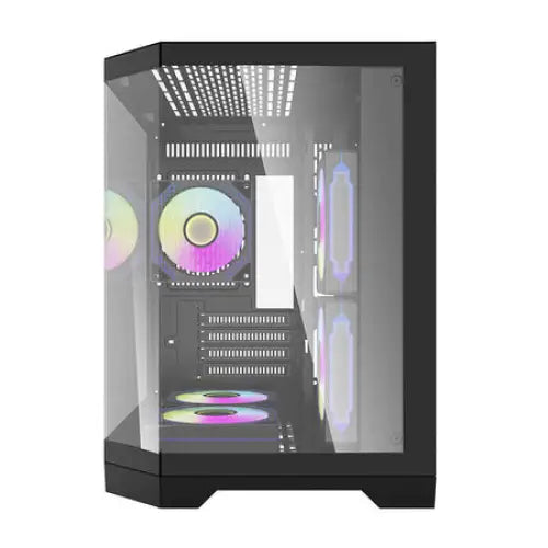 Darflash FT350 computer case + 5 aRGB fans (black) - With fan<<<PC Cases<<<Gaming<<<InnproXML