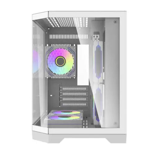 Darflash FT350 computer case + 5 aRGB fans (white) - With fan<<<PC Cases<<<Gaming<<<InnproXML
