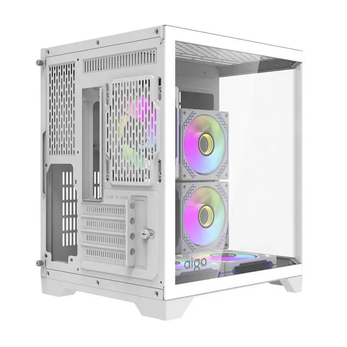 Darflash FT350 computer case + 5 aRGB fans (white) - With fan<<<PC Cases<<<Gaming<<<InnproXML