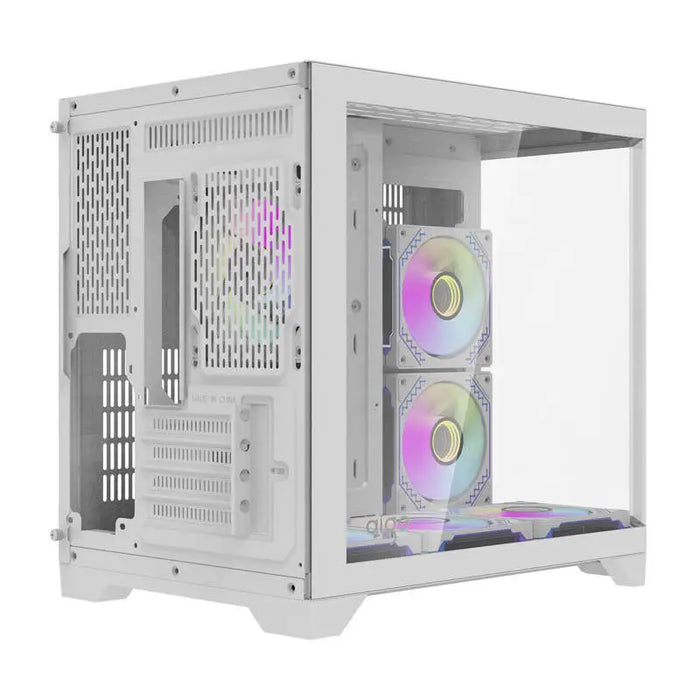 Darflash FT418 computer case + 6 aRGB fans (white) - With fan<<<PC Cases<<<Gaming<<<InnproXML