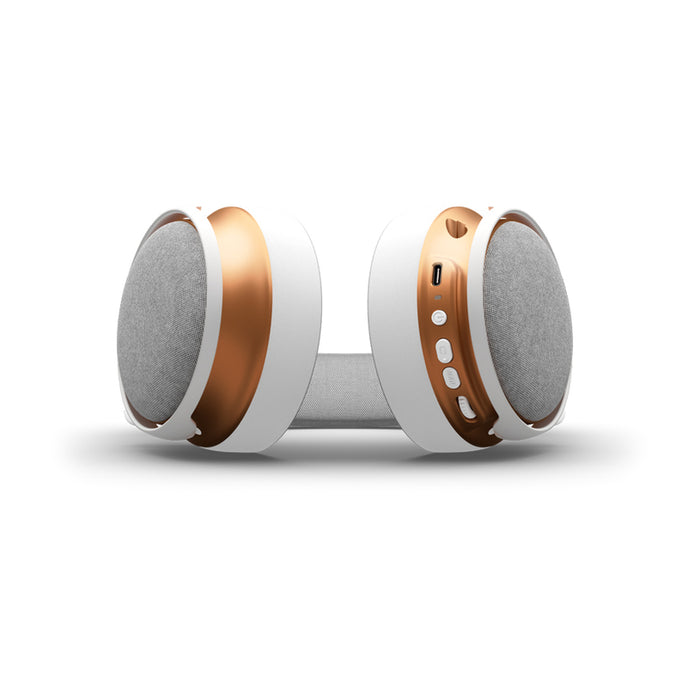 Gaming wireless headphones Dark Project Sono Wireless - White/Gold