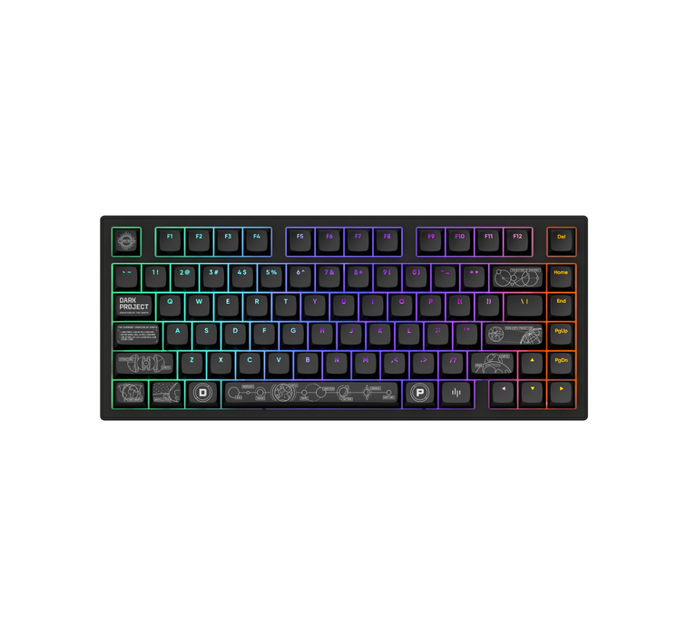 Gaming wireless keyboard Dark Project ALU81A Terra Nova Black RGB