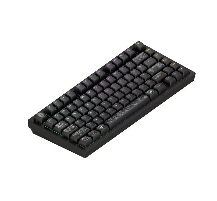 Gaming wireless keyboard Dark Project ALU81A Terra Nova Black RGB