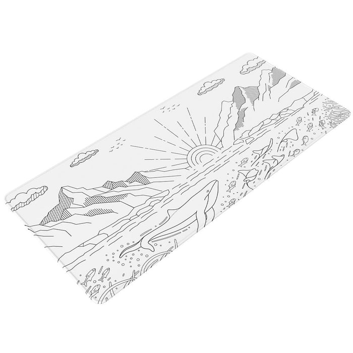 Gaming pad Dark Project - Nostra White XL