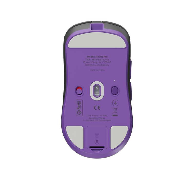 Dark Project Novus Pro Gaming Wireless Mouse - Blackberry 8K