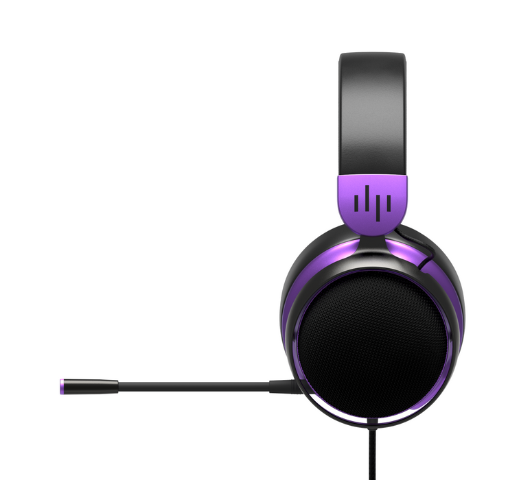 Dark Project Sono Wired Gaming Headset - Black/Violet
