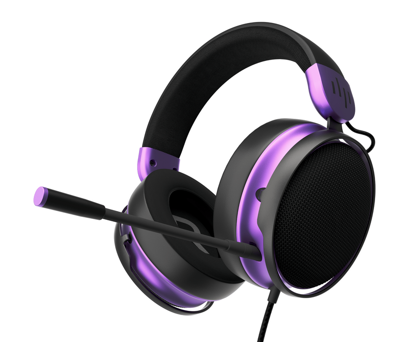 Dark Project Sono Wired Gaming Headset - Black/Violet
