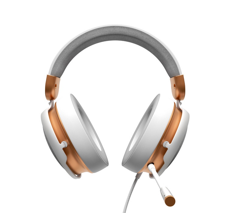 Dark Project Sono Wired Gaming Headset - White/Gold