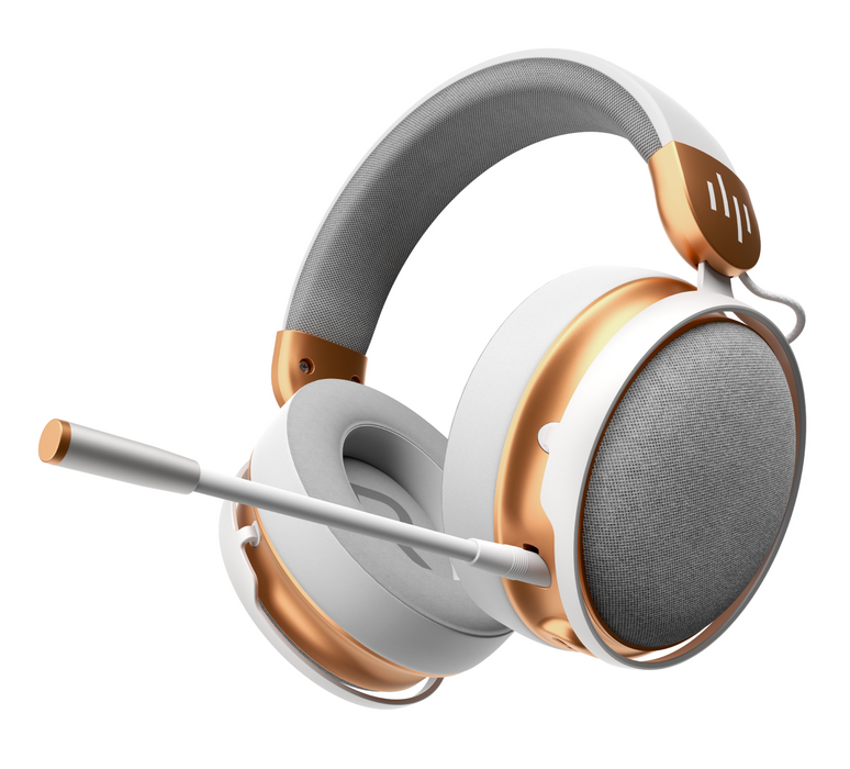 Gaming wireless headphones Dark Project Sono Wireless - White/Gold