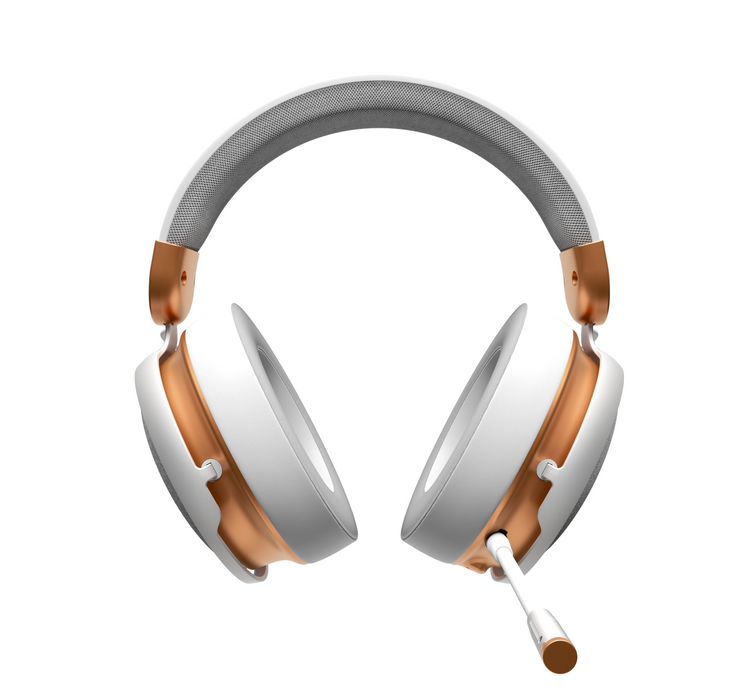 Gaming wireless headphones Dark Project Sono Wireless - White/Gold