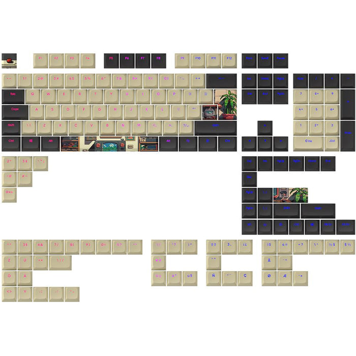 Dark Project - Arcade PBT Mechanical Keyboard Caps - ANSI & ISO