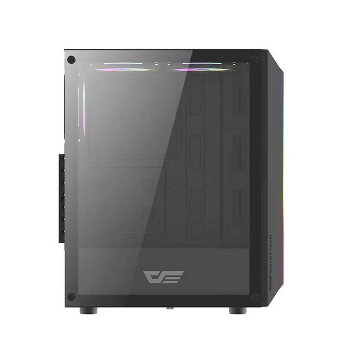 Darkflash DK151 LED computer case (black) + 3 RGB fans - With fan<<<PC Cases<<<Gaming<<<InnproXML