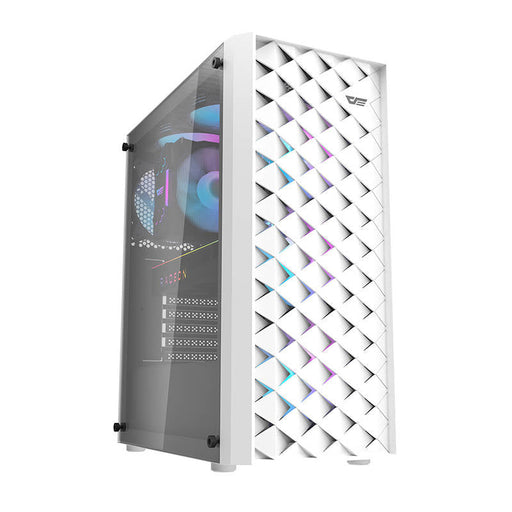 Darkflash DK351 computer case (white) + 4 RGB fans - With fan<<<PC Cases<<<Gaming<<<InnproXML