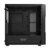 Darkflash DK431 Glass computer case (black) + 4 RGB fans - With fan<<<PC Cases<<<Gaming<<<InnproXML