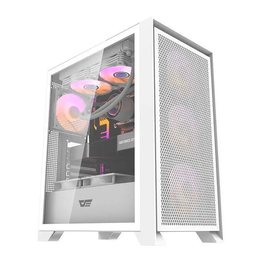 Darkflash DRX70 MESH computer case (white) + 4 RGB fans - With fan<<<PC Cases<<<Gaming<<<InnproXML