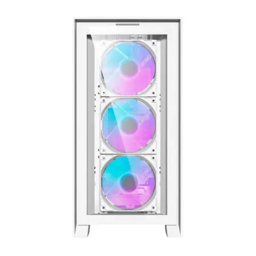 Darkflash DRX90 Glass computer case (white) - With fan<<<PC Cases<<<Gaming<<<InnproXML