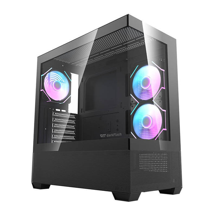 Darkflash DS900 AIR computer case (black) + 6 ARGB fans - With fan<<<PC Cases<<<Gaming<<<InnproXML
