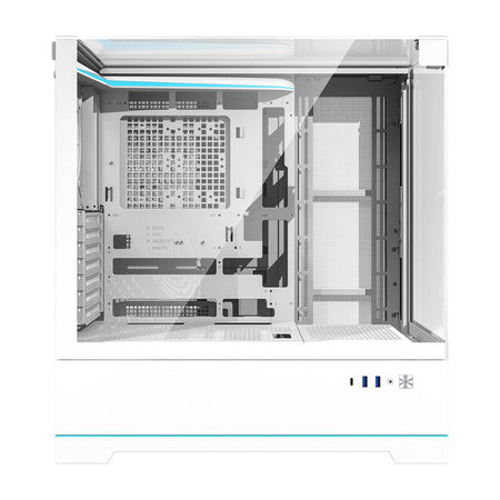 Darkflash DY450 computer case without fans (white) - Without fan<<<PC Cases<<<Gaming<<<InnproXML