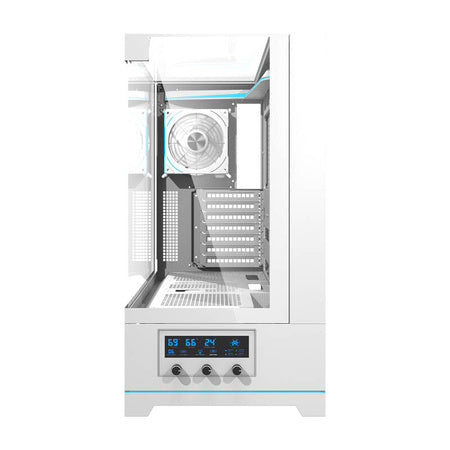 Darkflash DY450 PRO computer case (white) + 1 fan - With fan<<<PC Cases<<<Gaming<<<InnproXML