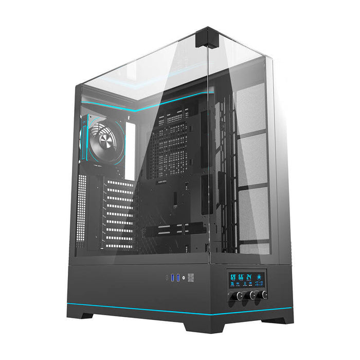 Darkflash DY450L PRO computer case (black) + 1 fan - With fan<<<PC Cases<<<Gaming<<<InnproXML