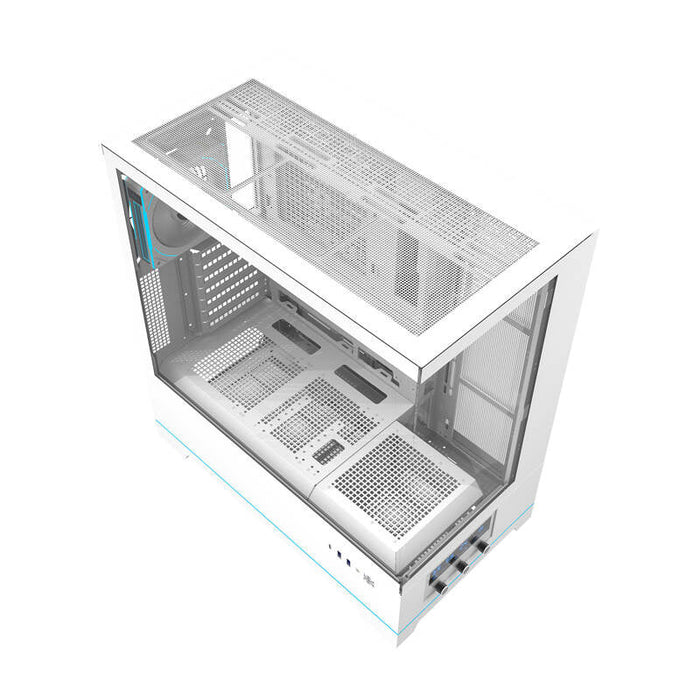 Darkflash DY451 PRO computer case (white) + 1 fan - With fan<<<PC Cases<<<Gaming<<<InnproXML