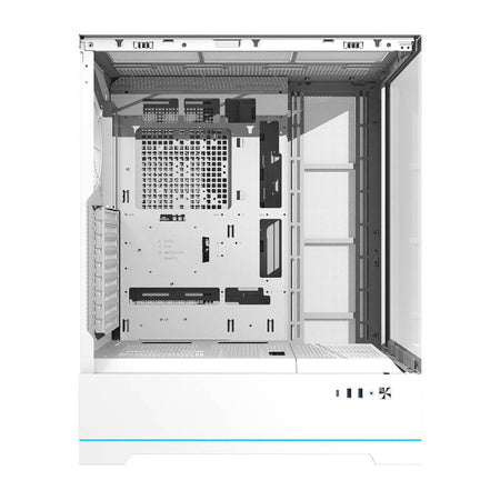 Darkflash DY451L computer case without fans (white) - Without fan<<<PC Cases<<<Gaming<<<InnproXML