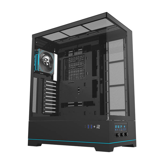 Darkflash DY451L PRO computer case (black) + 1 fan - With fan<<<PC Cases<<<Gaming<<<InnproXML