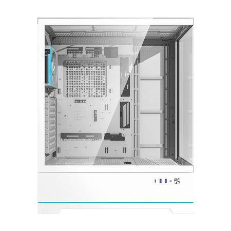 Darkflash DY451L PRO computer case (white) + 1 fan - With fan<<<PC Cases<<<Gaming<<<InnproXML